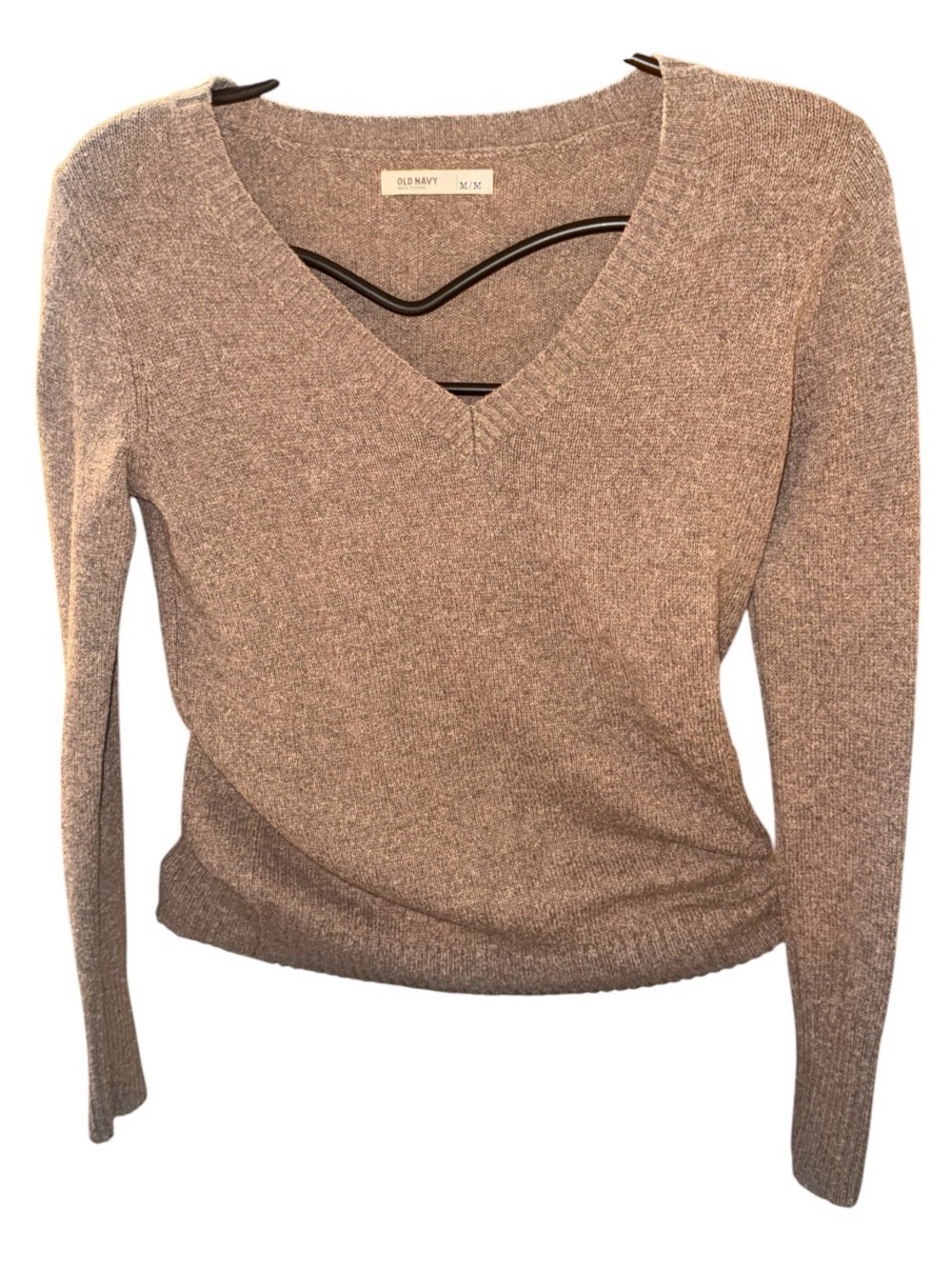Old Navy Womens V-Neck Long Sleeve Sweater